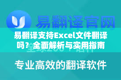 易翻译支持Excel文件翻译吗？全面解析与实用指南
