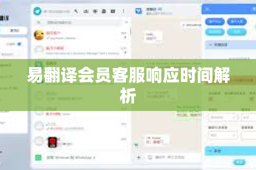 易翻译会员客服响应时间解析